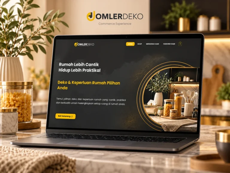 Portfolio website Jomlerdeko oleh ADTEJARI