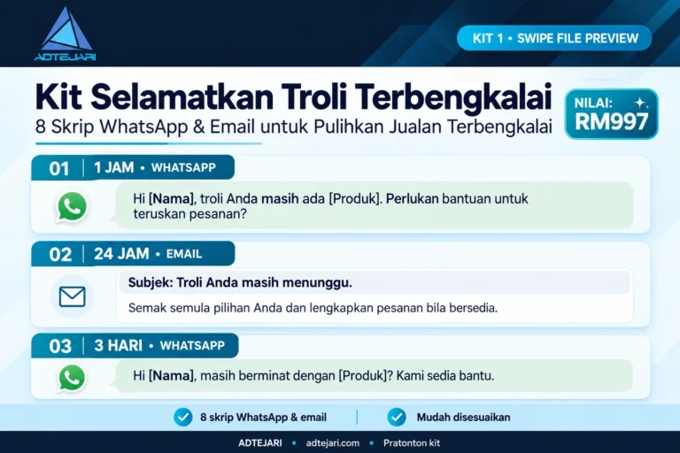 Pratonton Kit Selamatkan Troli Terbengkalai dengan logo ADTEJARI