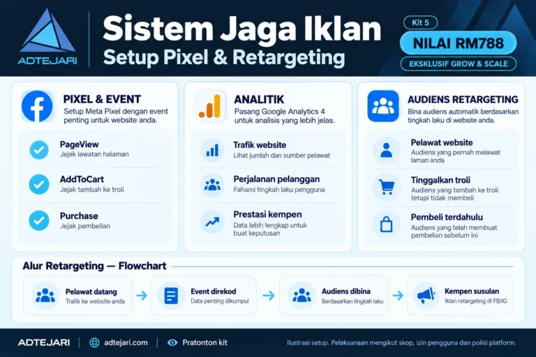 Pratonton Sistem Jaga Iklan dengan logo ADTEJARI