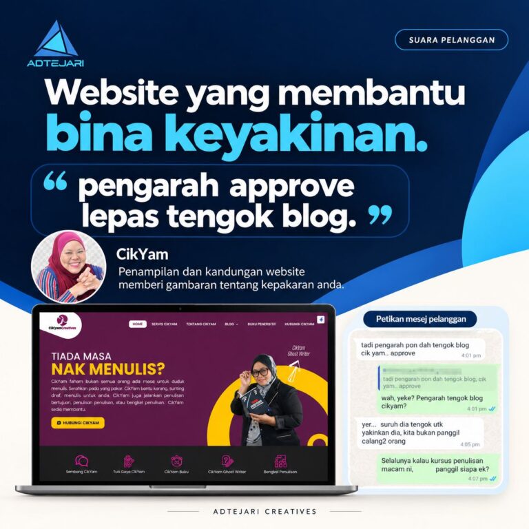 CikYam Creative testimonial on website content and credibility